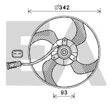 ElectroAuto 33V55028 - VENTILADOR->APLICACION ORIGINAL PEU