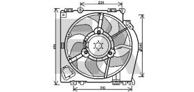 ElectroAuto 33V60020 - VENTILADOR->APLICACION ORIGINAL NIS