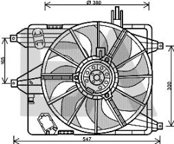 ElectroAuto 33V60022 - VENTILADOR->APLICACION ORIGINAL REN