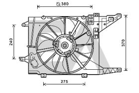 ElectroAuto 33V60027 - VENTILADOR->APLICACION ORIGINAL DAC