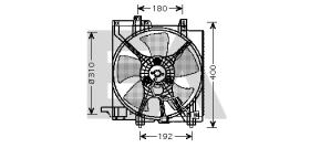 ElectroAuto 33V68007 - VENTILADOR->APLICACION ORIGINAL SUB