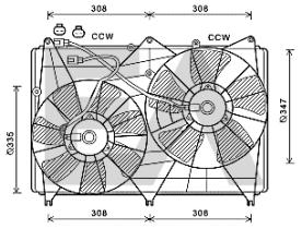 ElectroAuto 33V69012 - VENTILADOR->APLICACION ORIGINAL SUZ