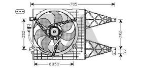 ElectroAuto 33V77011 - VENTILADOR->APLICACION ORIGINAL AUD
