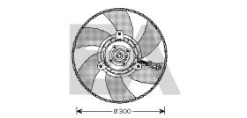 ElectroAuto 33V77015 - ELECTROVENTILADOR VOLKSWAGEN