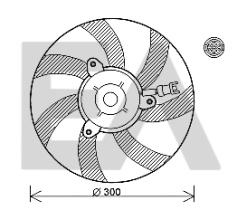 ElectroAuto 33V77023 - VENTILADOR->APLICACION ORIGINAL SEA