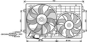 ElectroAuto 33V77024 - ELECTROVENTILADOR VOLVO