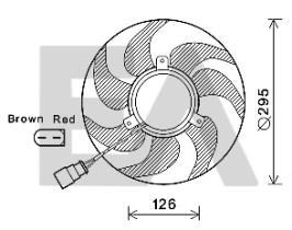 ElectroAuto 33V77032 - ELECTROVENTILADOR VOLKSWAGEN
