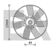 ElectroAuto 33V77034 - VENTILADOR->APLICACION ORIGINAL SEA