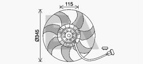 ElectroAuto 33V77037 - VENTILADOR->APLICACION ORIGINAL VOL