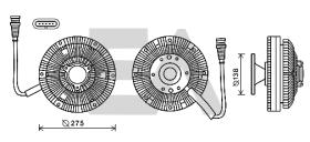 ElectroAuto 35C16D11 - DISCO EMBRAGUE VENTILADOR->APLICACI