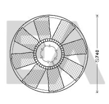 ElectroAuto 35C45A03 - ASPA EMBRAGUE VENTILADOR->APLICACIO