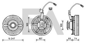 ElectroAuto 35C47D03 - EMBRAGUE VISCOSO->VENTILADOR MAN