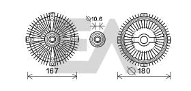 ElectroAuto 35C50D26 - EMBRAGUE VISCOSO->VENTILADOR MERCED