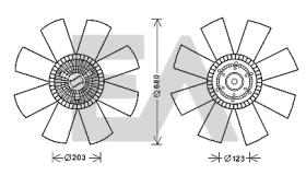 ElectroAuto 35C63C01 - EMBRAGUE COMPLETO VENTILADOR->APLIC
