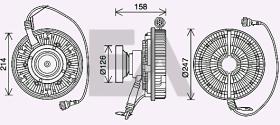 ElectroAuto 35C76D05 - EMBRAGUE VISCOSO->VENTILADOR VOLVO