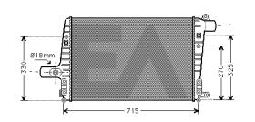 ElectroAuto 36A02002 - INTERCOOLER->APLICACION ORIGINAL AU