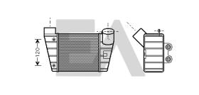 ElectroAuto 36A02019 - INTERCOOLER->APLICACION ORIGINAL AU