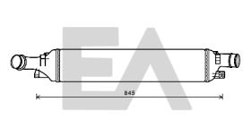 ElectroAuto 36A02029 - INTERCOOLER->APLICACION ORIGINAL AU