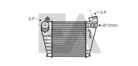 ElectroAuto 36A02038 - INTERCOOLER VOLKSWAGEN