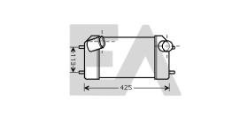 ElectroAuto 36A05003 - INTERCOOLER->APLICACION ORIGINAL LA