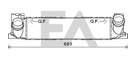 ElectroAuto 36A07031 - INTERCOOLER->APLICACION ORIGINAL BM