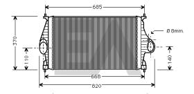 ElectroAuto 36A10001 - INTERCOOLER->APLICACION ORIGINAL CI