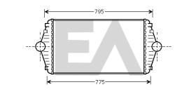 ElectroAuto 36A10003 - INTERCOOLER PEUGEOT