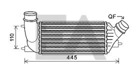 ElectroAuto 36A10012 - INTERCOOLER PEUGEOT