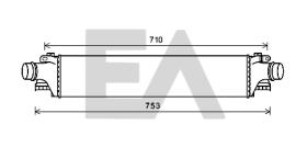 ElectroAuto 36A14001 - INTERCOOLER->APLICACION ORIGINAL CH