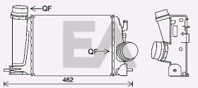 ElectroAuto 36A18009 - INTERCOOLER->APLICACION ORIGINAL NI