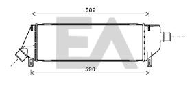 ElectroAuto 36A18016 - INTERCOOLER->APLICACION ORIGINAL NI