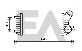 ElectroAuto 36A22002 - INTERCOOLER->APLICACION ORIGINAL FO