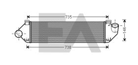 ElectroAuto 36A22014 - INTERCOOLER VOLVO