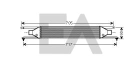 ElectroAuto 36A25009 - INTERCOOLER->APLICACION ORIGINAL FI