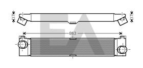 ElectroAuto 36A25025 - INTERCOOLER->APLICACION ORIGINAL FI