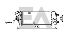 ElectroAuto 36A28009 - INTERCOOLER->APLICACION ORIGINAL HY