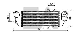 ElectroAuto 36A28017 - INTERCOOLER->APLICACION ORIGINAL HY