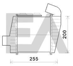 ElectroAuto 36A36007 - INTERCOOLER->APLICACION ORIGINAL HY
