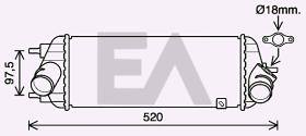 ElectroAuto 36A36008 - INTERCOOLER->APLICACION ORIGINAL HY