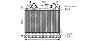 ElectroAuto 36A47013 - INTERCOOLER MAN