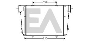 ElectroAuto 36A47016 - INTERCOOLER->APLICACION ORIGINAL MA