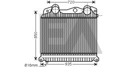 ElectroAuto 36A47021 - INTERCOOLER MAN