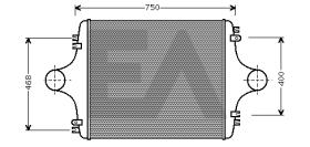 ElectroAuto 36A47022 - INTERCOOLER->APLICACION ORIGINAL MA