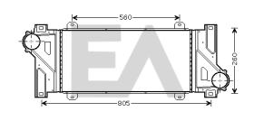 ElectroAuto 36A50008 - INTERCOOLER->APLICACION ORIGINAL ME