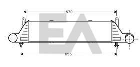 ElectroAuto 36A50013 - INTERCOOLER->APLICACION ORIGINAL ME