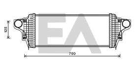 ElectroAuto 36A50028 - INTERCOOLER->APLICACION ORIGINAL ME
