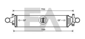ElectroAuto 36A50034 - INTERCOOLER->APLICACION ORIGINAL ME