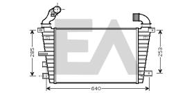 ElectroAuto 36A54008 - INTERCOOLER->APLICACION ORIGINAL OP
