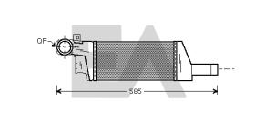 ElectroAuto 36A54025 - INTERCOOLER VAUXHALL