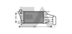 ElectroAuto 36A54027 - INTERCOOLER->APLICACION ORIGINAL OP